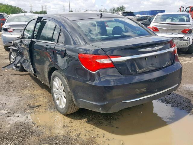 1C3CCBBB9CN160646 - 2012 CHRYSLER 200 TOURIN BLACK photo 3