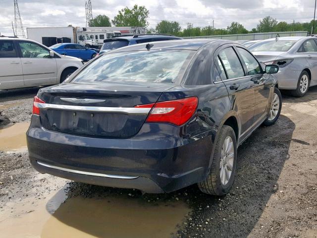 1C3CCBBB9CN160646 - 2012 CHRYSLER 200 TOURIN BLACK photo 4