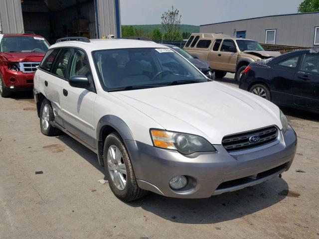 4S4BP61C357362804 - 2005 SUBARU LEGACY OUT WHITE photo 1