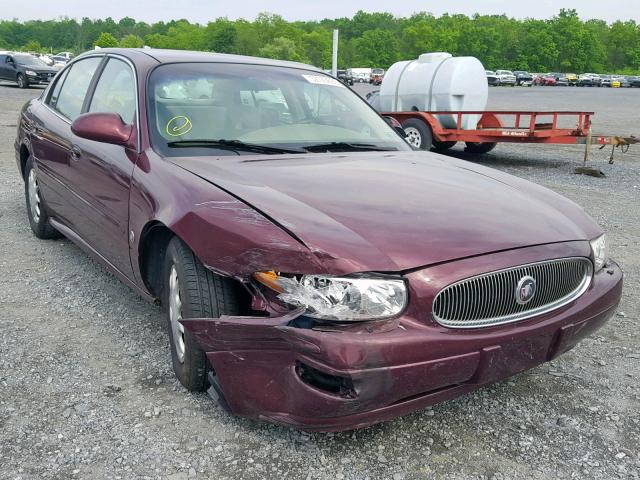 1G4HP52K544121837 - 2004 BUICK LESABRE CU BURGUNDY photo 1