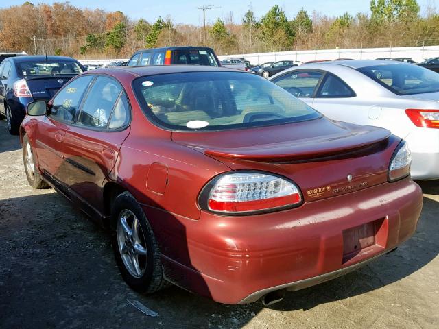 1G2WP52K23F101709 - 2003 PONTIAC GRAND PRIX Қызыл фото 3