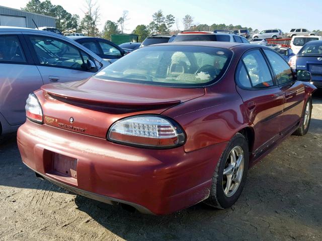 1G2WP52K23F101709 - 2003 PONTIAC GRAND PRIX Қызыл фото 4