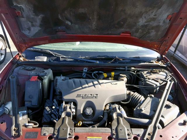 1G2WP52K23F101709 - 2003 PONTIAC GRAND PRIX Қызыл фото 7