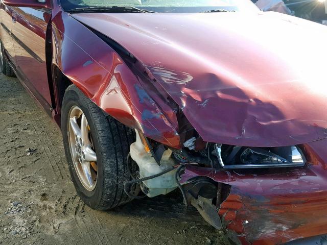 1G2WP52K23F101709 - 2003 PONTIAC GRAND PRIX Қызыл фото 9