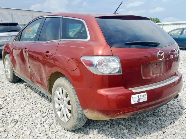 JM3ER2B53B0375102 - 2011 MAZDA CX-7 RED photo 3