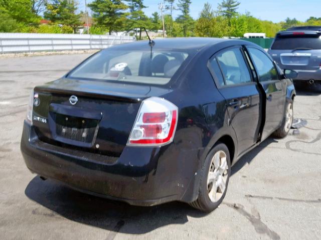 3N1AB61E68L740455 - 2008 NISSAN SENTRA 2.0 BLACK photo 4