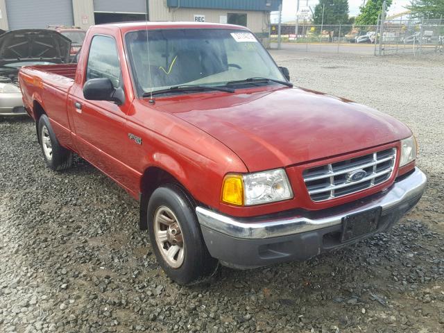 1FTYR10U72PA63995 - 2002 FORD RANGER RED photo 1