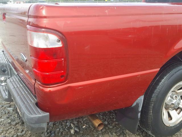 1FTYR10U72PA63995 - 2002 FORD RANGER RED photo 9