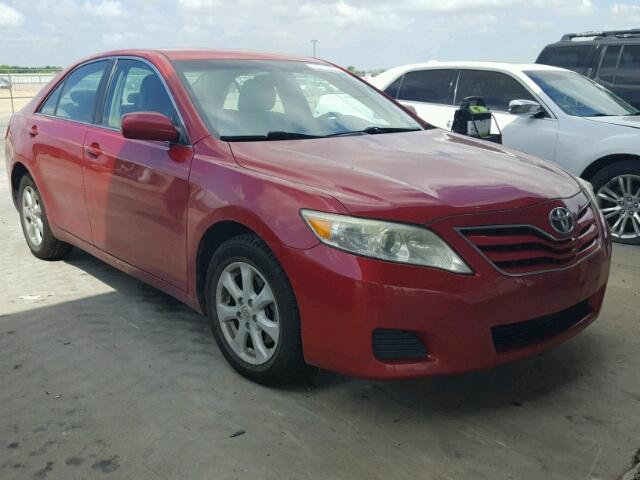 4T4BF3EK5BR102829 - 2011 TOYOTA CAMRY BASE RED photo 1