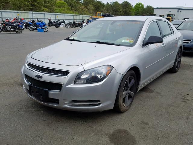 1G1ZC5E19BF250861 - 2011 CHEVROLET MALIBU 1LT SILVER photo 2