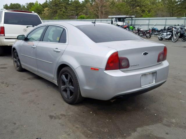 1G1ZC5E19BF250861 - 2011 CHEVROLET MALIBU 1LT SILVER photo 3