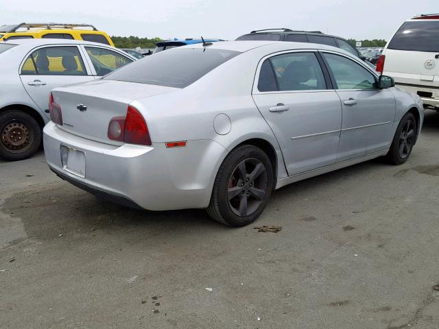 1G1ZC5E19BF250861 - 2011 CHEVROLET MALIBU 1LT SILVER photo 4