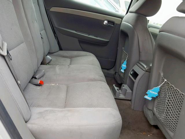 1G1ZC5E19BF250861 - 2011 CHEVROLET MALIBU 1LT SILVER photo 6