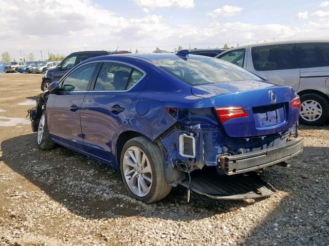 19UDE2F72GA803174 - 2016 ACURA ILX PREMIU BLUE photo 3