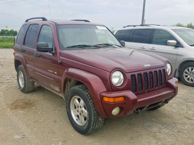 1J8GL58K92W193119 - 2002 JEEP LIBERTY LI BURGUNDY photo 1