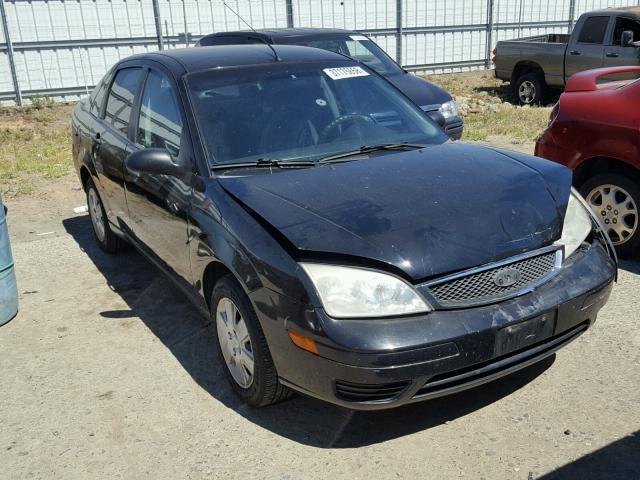 1FAFP34N07W118527 - 2007 FORD FOCUS ZX4 BLACK photo 1