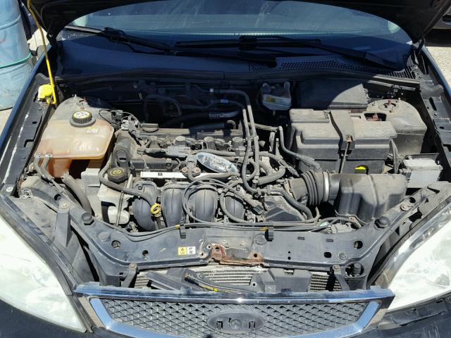 1FAFP34N07W118527 - 2007 FORD FOCUS ZX4 BLACK photo 7