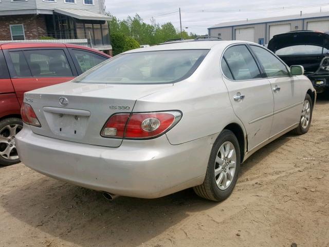 JTHBA30G945011364 - 2004 LEXUS ES 330 SILVER photo 4