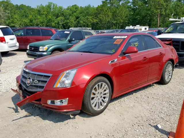 1G6DJ5EY2B0145671 - 2011 CADILLAC CTS PERFOR RED photo 2