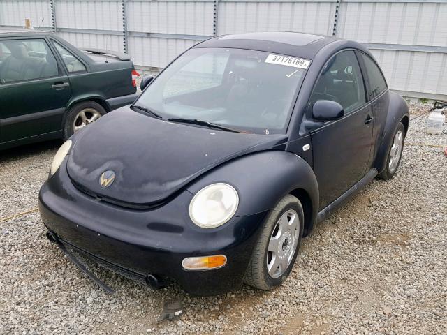 3VWDD21C2XM458704 - 1999 VOLKSWAGEN NEW BEETLE Schwarz Foto 2