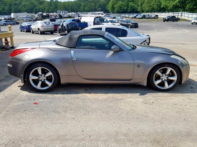 JN1BZ36A99M550208 - 2009 NISSAN 350Z GRAY photo 9