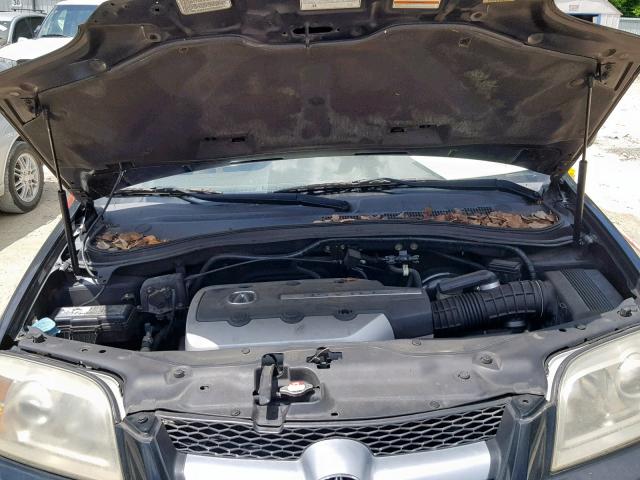 2HNYD18675H512924 - 2005 ACURA MDX TOURIN BLACK photo 7