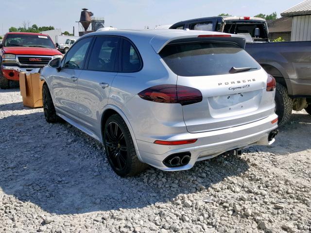 WP1AD2A28GLA73368 - 2016 PORSCHE CAYENNE GT SILVER photo 3