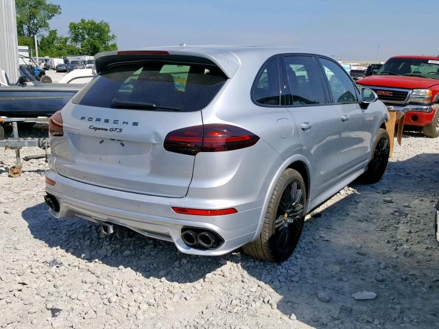 WP1AD2A28GLA73368 - 2016 PORSCHE CAYENNE GT SILVER photo 4