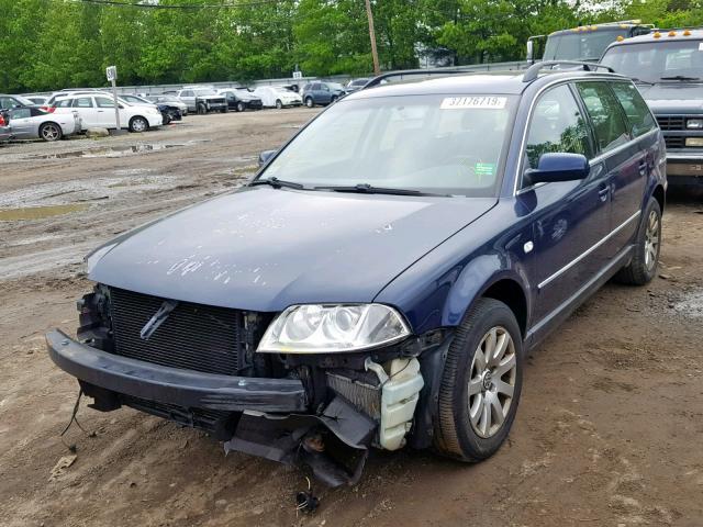 WVWVD63BX3E080716 - 2003 VOLKSWAGEN PASSAT GLS BLUE photo 2