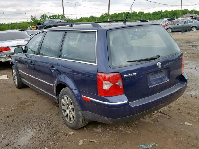 WVWVD63BX3E080716 - 2003 VOLKSWAGEN PASSAT GLS BLUE photo 3