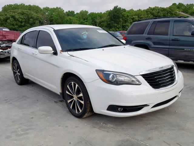 1C3CCBBG9DN737625 - 2013 CHRYSLER 200 TOURIN WHITE photo 1