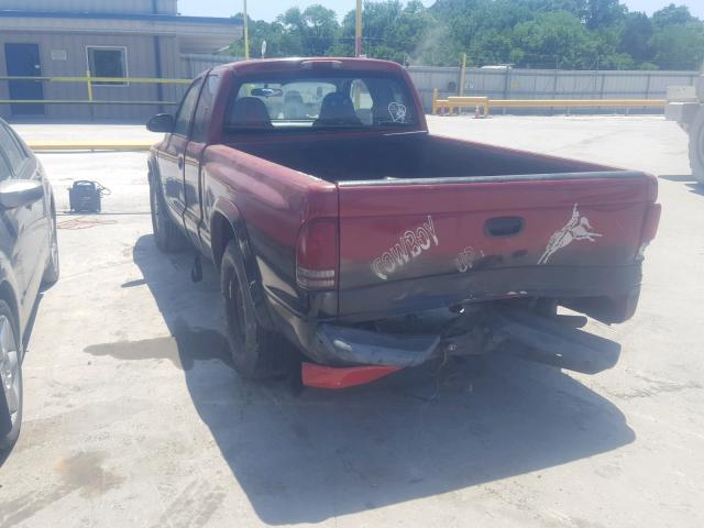 1D7HL32X83S123680 - 2003 DODGE DAKOTA SPO TWO TONE photo 3