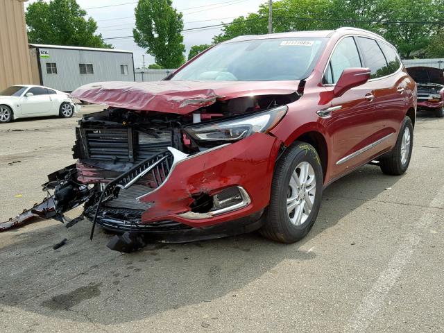 5GAERBKW2KJ145452 - 2019 BUICK ENCLAVE ES RED photo 2