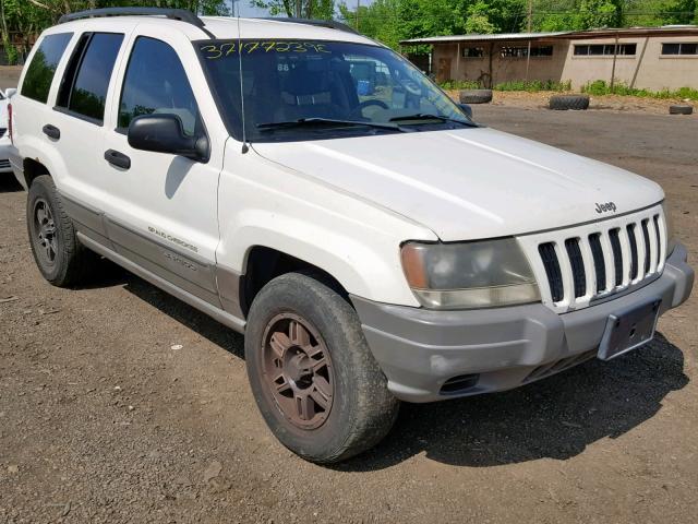 1J4GW48S92C285593 - 2002 JEEP GRAND CHER WHITE photo 1