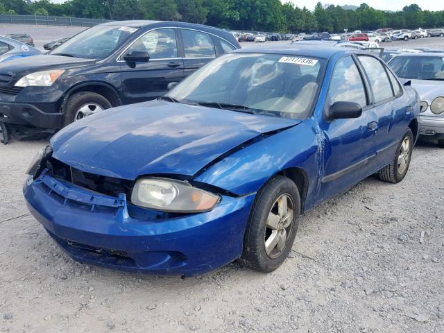 1G1JF52F047265654 - 2004 CHEVROLET CAVALIER L BLUE photo 2