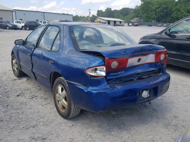 1G1JF52F047265654 - 2004 CHEVROLET CAVALIER L BLUE photo 3