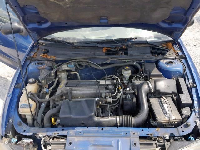 1G1JF52F047265654 - 2004 CHEVROLET CAVALIER L BLUE photo 7