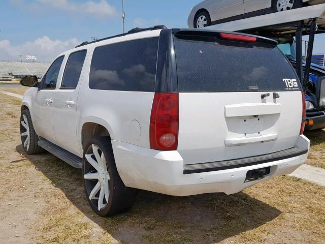 1GKFC16J87R234825 - 2007 GMC YUKON XL C WHITE photo 3