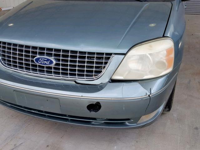 2FMZA52277BA07175 - 2007 FORD FREESTAR S GREEN photo 9