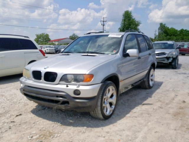 WBAFA53561LM90324 - 2001 BMW X5 3.0I SILVER photo 2