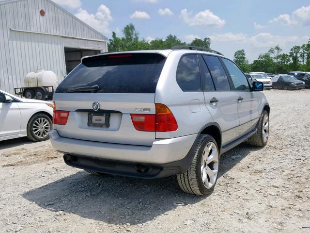 WBAFA53561LM90324 - 2001 BMW X5 3.0I SILVER photo 4