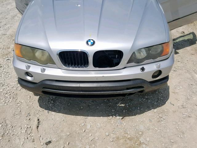 WBAFA53561LM90324 - 2001 BMW X5 3.0I SILVER photo 7