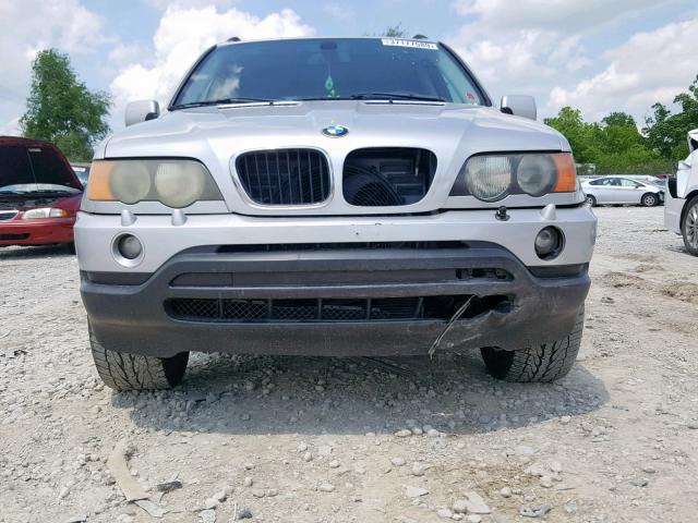 WBAFA53561LM90324 - 2001 BMW X5 3.0I SILVER photo 9