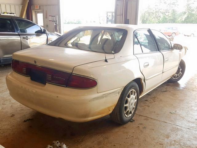 2G4WS52J241234122 - 2004 BUICK CENTURY CU WHITE photo 4