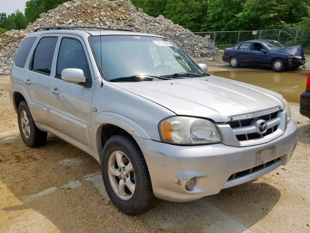 4F2YZ94115KM32110 - 2005 MAZDA TRIBUTE S SILVER photo 1