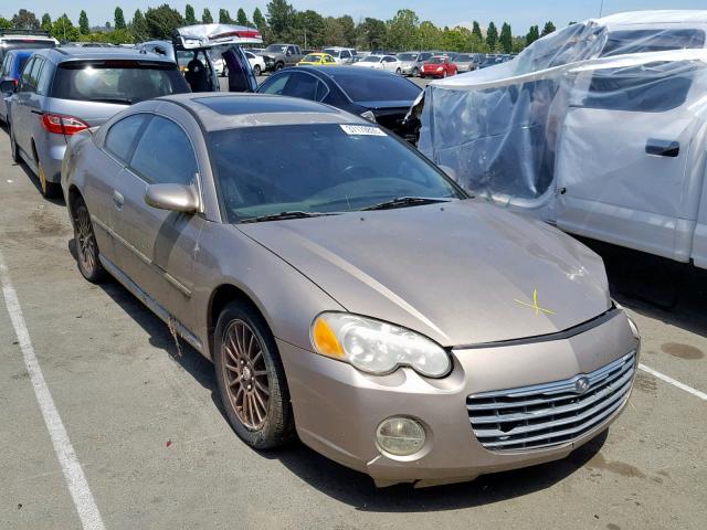 4C3AG52H73E084585 - 2003 CHRYSLER SEBRING LX BEIGE photo 1