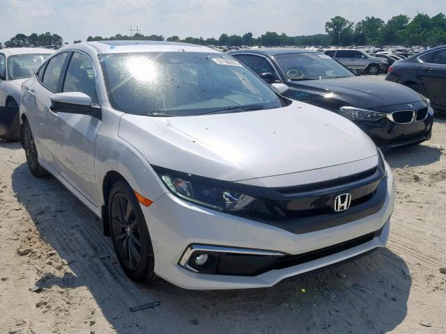 JHMFC1F72KX005608 - 2019 HONDA CIVIC EXL WHITE photo 1