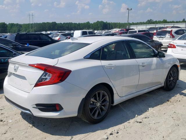 JHMFC1F72KX005608 - 2019 HONDA CIVIC EXL WHITE photo 4