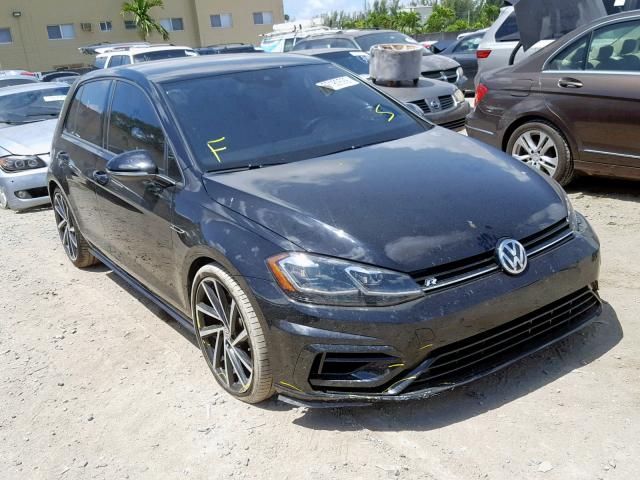 WVWVF7AU2JW198559 - 2018 VOLKSWAGEN GOLF R BLACK photo 1