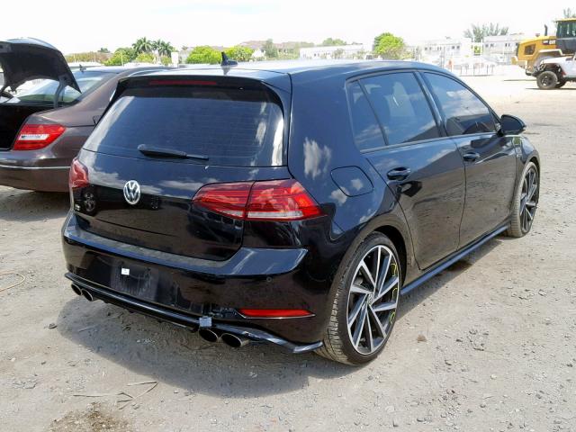 WVWVF7AU2JW198559 - 2018 VOLKSWAGEN GOLF R BLACK photo 4